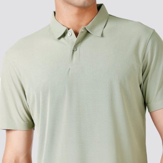 Matte Polo – Ultra Soft Solid Aluminium Polo T-Shirt for Men